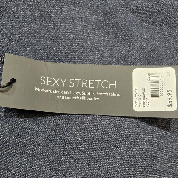 Lane Bryant NWT The Sophie Straight Fit Bootcut Pants Dark Blue Sexy Stretch - Picture 9 of 9